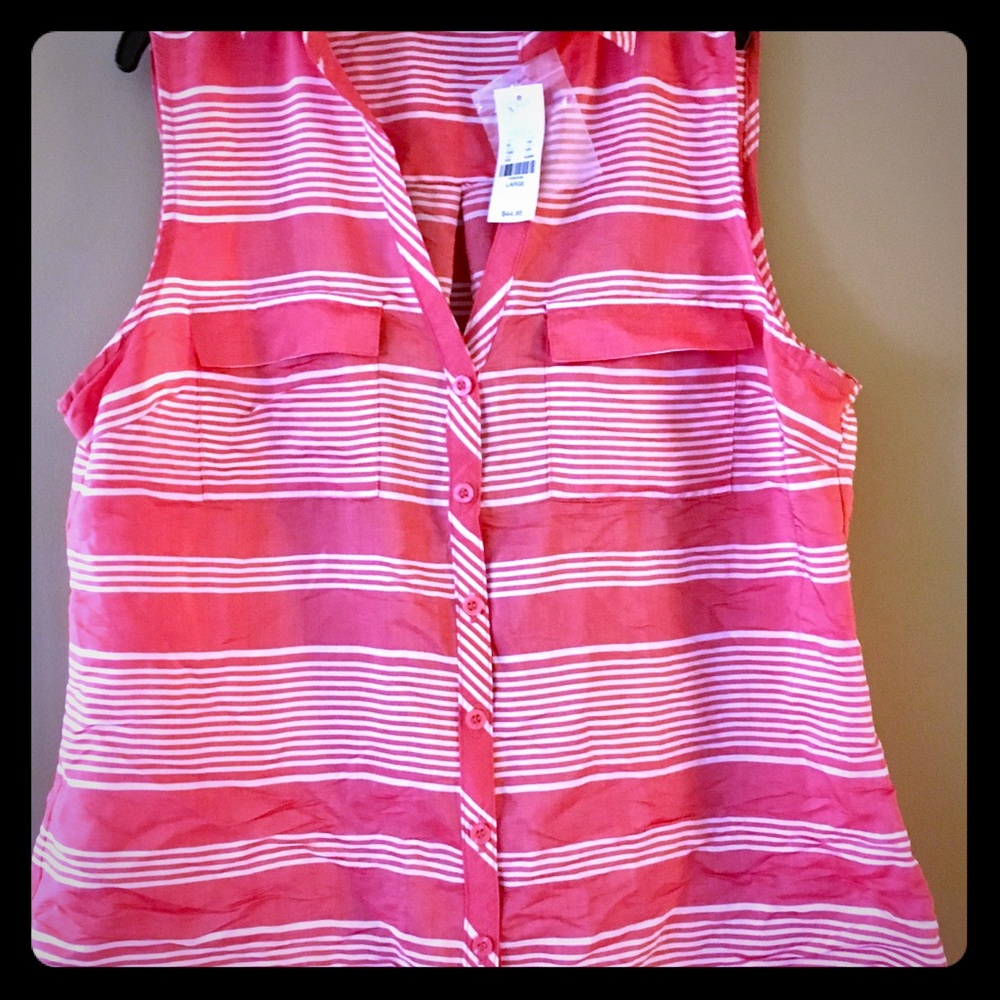 Sale Sleeveless a line blouse